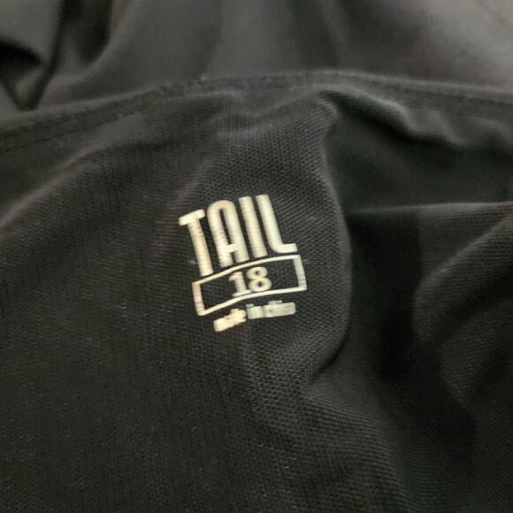 Tail Aubrianna Pull-on Golf Pant w/ Piping Onyx Black Size 18 NWT - Picture 7 of 10